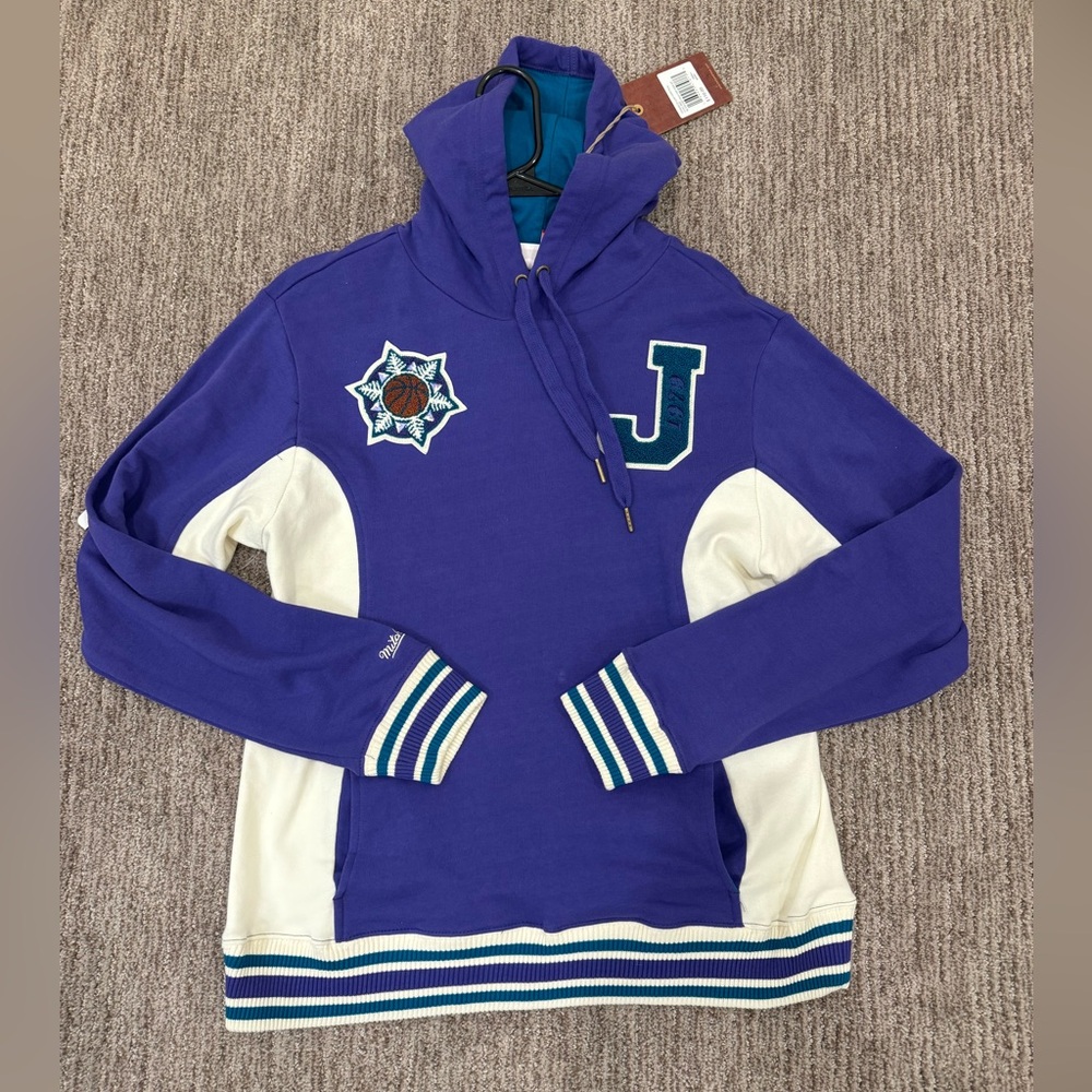 NWT Mitchell & ness vintage Utah Jazz hoodie